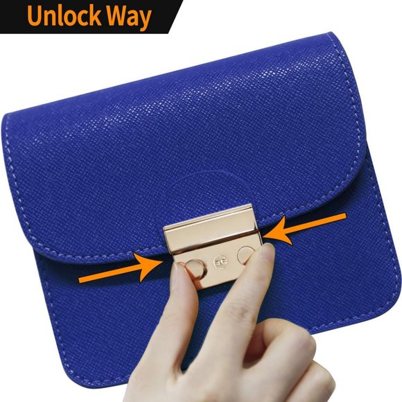 Small Evening Bags for Women Crossbody Bag Chain - Blue-mini Size Clutch - Picture 4 of 7